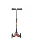 MONI Trotineta intuitiva cu inaltime reglabila intre 50-74cmroti cu lumini LEDde la 3ani si pana la 40kg Fidget Black