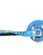 MONI Trotineta intuitiva cu inaltime reglabila intre 50-74cmroti cu lumini LEDde la 3ani si pana la 40kg Fidget Blue