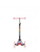 MONI Trotineta intuitiva cu inaltime reglabila intre 50-74cmroti cu lumini LEDde la 3ani si pana la 40kg Fidget Pink