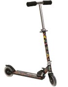 MONI Trotineta pliabila cu baza antiderapantainaltime ghidon reglabila 60-82 cm si roti PUde la 3ani si pana la 20kg Magic Black