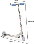 MONI Trotineta pliabila cu baza antiderapantainaltime ghidon reglabila 60-82 cm si roti PUde la 3ani si pana la 20kg Magic Blue