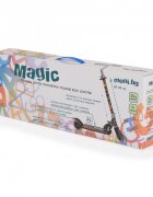 MONI Trotineta pliabila cu baza antiderapantainaltime ghidon reglabila 60-82 cm si roti PUde la 3ani si pana la 20kg Magic Blue