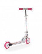 MONI Trotineta pliabila cu baza antiderapantainaltime ghidon reglabila 60-82 cm si roti PUde la 3ani si pana la 20kg Magic Pink