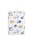 Mother's Choice Paturica din fleece pentru bebelusi model autovehicule