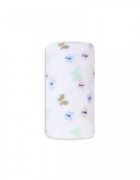 Mother's Choice Paturica din fleece pentru bebelusi model fluturasi