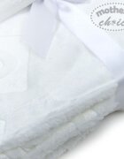Mother's Choice Paturica pufoasa Mothers Choice pentru bebelusi model litere alba