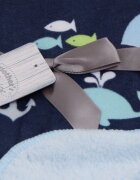 Mother's Choice Paturica pufoasa Mothers Choice pentru bebelusi model marin