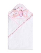 Mother's Choice Prosop bebe cu gluga din bumbac fluturas