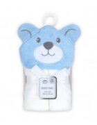 Mother's Choice Prosop bebe cu gluga din bumbac ursulet bleu