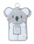 Mother's Choice Prosop bebe cu gluga din bumbac ursulet koala gri