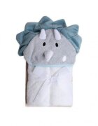 Mother's Choice Prosop cu gluga din bumbac pentru bebelusi Dino 84x84cm