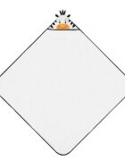 Mother's Choice Prosop cu gluga din bumbac pentru bebelusi Zebra 84x84cm
