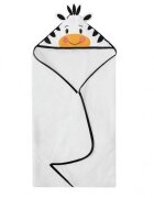 Mother's Choice Prosop cu gluga din bumbac pentru bebelusi Zebra 84x84cm