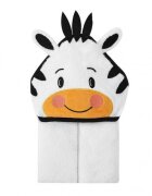 Mother's Choice Prosop cu gluga din bumbac pentru bebelusi Zebra 84x84cm