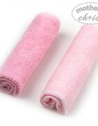 Mother's Choice Set 12 mini prosopele pentru bebelusi alb si roz