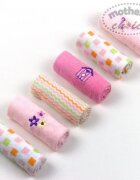 Mother's Choice Set 6 mini prosopele pentru bebelusi roz