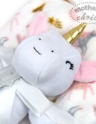 Mother's Choice Set cadou bebelusi cu paturica si jucarie de plus unicorn