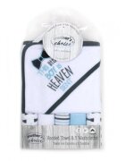 Mother's Choice Set cadou bebelusi prosop cu gluga si 5 mini prosopele little boy