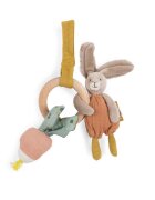 Moulin Roty Jucarie bebe inel lemn cu iepuras