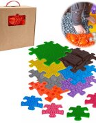 Muffik Covoras ortopedic senzorial puzzle set mediu 2A
