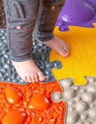 Muffik Covoras ortopedic senzorial puzzle set mediu A