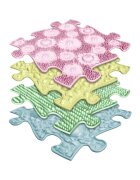 Muffik Covoras ortopedic senzorial puzzle Set Pastel Start