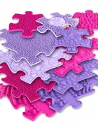 Muffik Covoras ortopedic senzorial puzzle set pentru fetite