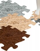 Muffik Covoras ortopedic senzorial puzzle set Roots
