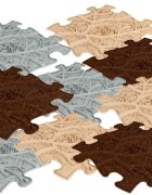 Muffik Covoras ortopedic senzorial puzzle set Roots
