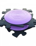 Muffik Covoras ortopedic senzorial puzzle set Rotana gri-lila