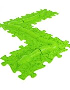 Muffik Set covorase ortopedice senzoriale puzzle sarpe lime B