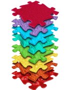 Muffik Set covorase ortopedice senzoriale tip puzzle Curcubeu