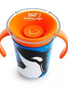 Munchkin Cana Miracle 360 cu manere WildLove 177ml 6L+ orca whale
