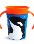 Munchkin Cana Miracle 360 cu manere WildLove 177ml 6L+ orca whale