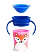 Munchkin Cana Miracle 360 cu manere WildLove 177ml 6L+ red fox