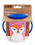 Munchkin Cana Miracle 360 cu manere WildLove 177ml 6L+ red fox