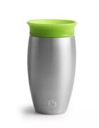 Munchkin Cana Miracle 360 Stainless Steel 296ml 12L+ green