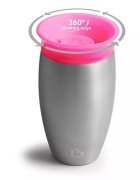 Munchkin Cana Miracle 360 Stainless Steel 296ml 12L+ pink