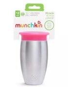 Munchkin Cana Miracle 360 Stainless Steel 296ml 12L+ pink