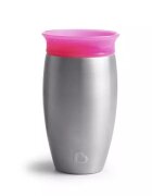 Munchkin Cana Miracle 360 Stainless Steel 296ml 12L+ pink
