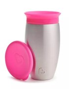Munchkin Cana Miracle 360 Stainless Steel 296ml 12L+ pink