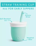Munchkin Canuta Cest Silicone din silicon cu pai 118ml 6L+ mint