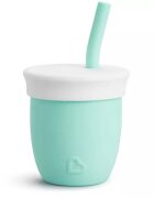 Munchkin Canuta Cest Silicone din silicon cu pai 118ml 6L+ mint