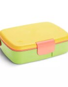 Munchkin Cutie Bento Lunch cu ustensile din inox 18L+ yellow