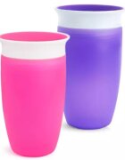 Munchkin Set 2 cani Miracle 360 296ml 12L+ pinkpurple