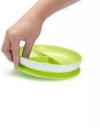 Munchkin Set 2 farfurii compartimentate Stay Put cu ventuza 6L+ bluegreen