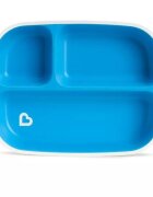 Munchkin Set 2 farfurii Splash compartimentata 6L+ bluegreen