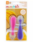 Munchkin Set 2 lingurite pentru bebelusi Gentle Scoop 6L+ pinkpurple