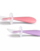Munchkin Set 2 lingurite pentru bebelusi Gentle Scoop 6L+ pinkpurple