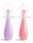 Munchkin Set 2 lingurite pentru bebelusi Gentle Scoop 6L+ pinkpurple